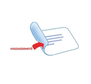 Visszaszedhető etikett címkék, 100 lap/csomag